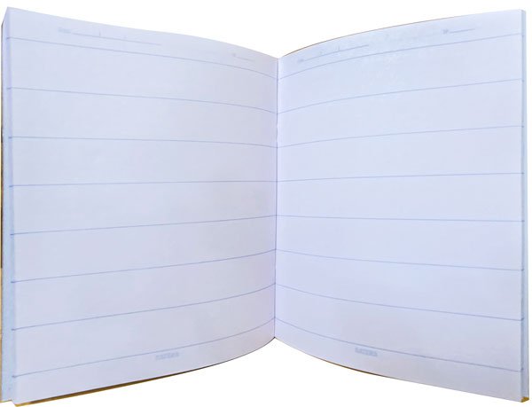 A5 Single Ruled One Inch - 80 Pages