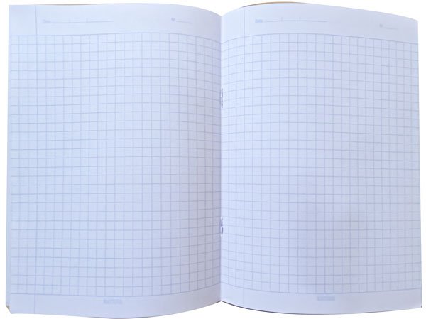 A5 Square Ruled - 120 Pages