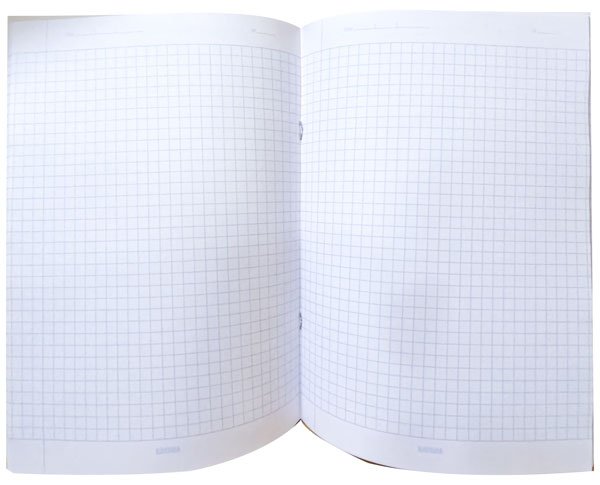 B5 Square Ruled - 120 Pages
