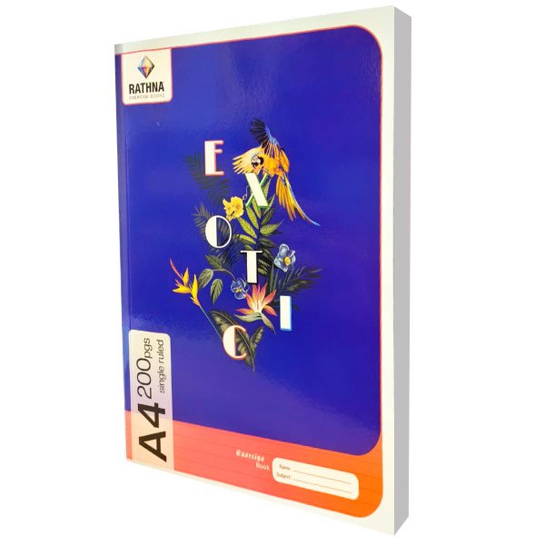 A4 Single Ruled - 200 Pages