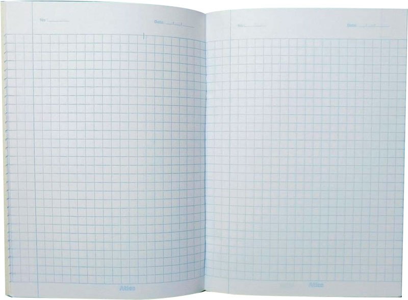 A5 Square Ruled - 40 Pages