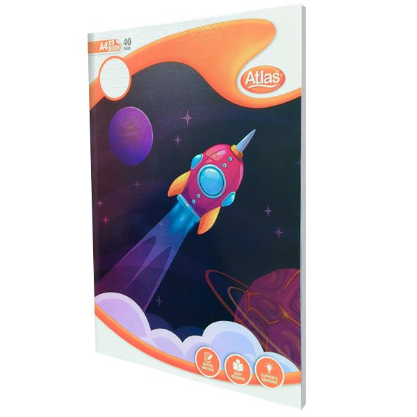 A4/CR Single Ruled - 40 Pages