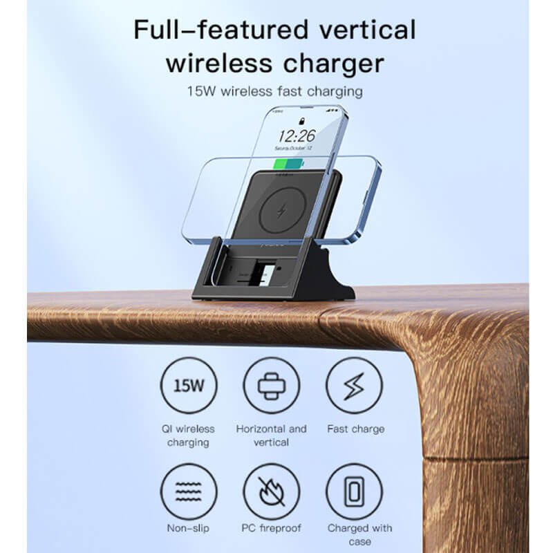 Desktop Wireless Fast Charger DS15