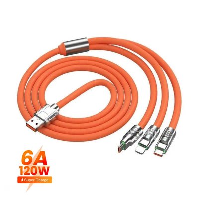 3in1 Fast Charge Cable – Type-C / Micro USB / Lightning